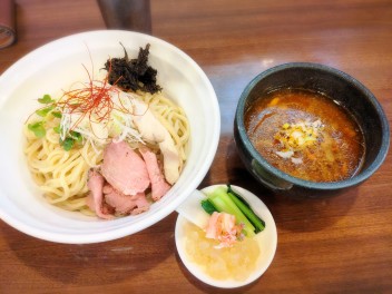 濃厚カニつけ麺　真登×祥気コラボ　麺人　麺狂い　麺紀行