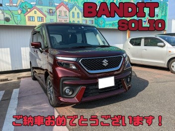 M様にソリオバンディットご納車致しました！