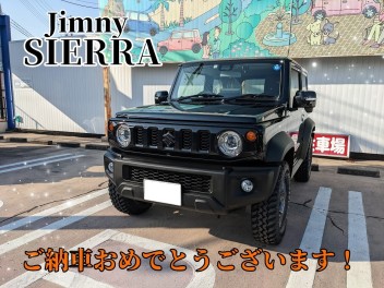 N様にジムニーシエラご納車致しました！