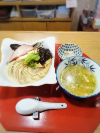 フグの白子酒水の出汁つけ麺　ラーメンおこじょ　４周年祭り　麺人　麺狂い　麵紀行