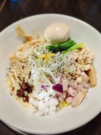 鶏塩まぜそばを喰らうの巻　長岡　麵の風　祥気　麵人　麵狂い　麺紀行