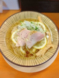 冷やし檸檬そばを喰らうの巻　燕市　KUBO LABO　麺人　麵狂い　麵紀行