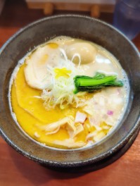 オマール海老白湯そば　長岡　麺の風祥気　麺人　麵狂い　麵紀行