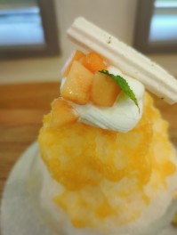 かき氷　旨みメロンを喰らうの巻　柏崎　TORAYA　スイーツ男子のスイーツ巡り