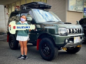 袖ヶ浦市のO様に ジムニー 御納車です★