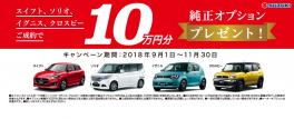 オプションプレゼント１０万円はまだまだ続きます！！