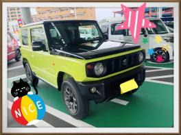 安城店第一号★ジムニー　ブラックトップ２トーンご納車！