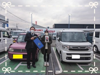 新型スペーシアお納車しました！！