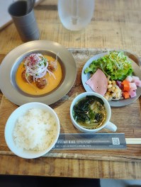 コチジャン風ソースのミートボールランチ　燕市　VINTAGE　HALL　Gourmet男子のグル巡り