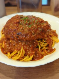 新店訪問　ハンバーグスパゲティしか勝たん　燕市　サントス珈琲店　Gourmet男子のグル巡り