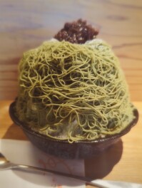 抹茶モンブランかき氷しか勝たん　柏崎　ハコニワあやこやカフェ　Sweets男子のCafe巡り