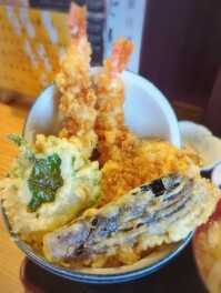 大エビ天丼しか勝たん　西蒲区　酒泉わたゆり　Donburi男子の全米が泣いた日　