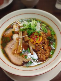 ゴマ油薫る秋のニラそばしか勝たん　長岡　麺や一晃亭　麵人　麵狂い　麵紀行　啜朗の麵スタグラム