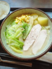 冬のとろーりポタージュ麺　長岡　どんぐりと山猫の森　麺人　麵狂い　麺紀行　啜朗の麵スタグラム