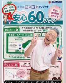 スズキ残価設定クレジット『安心６０プラン』