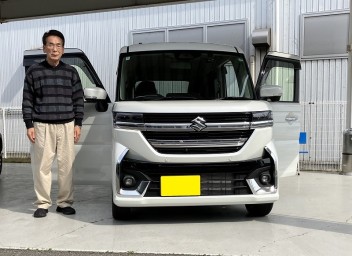 K様　スペーシアカスタム　ご納車おめでとうございます