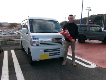 新車エブリイご納車頂きました！