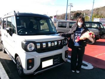 新車スペーシアギアご納車です！！