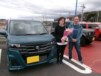 新車ワゴンＲご納車頂きました！
