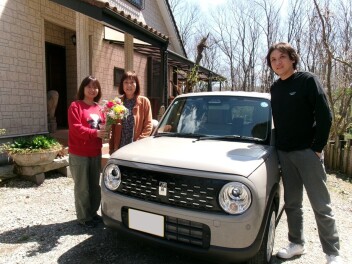 新車ラパンご納車頂きました！