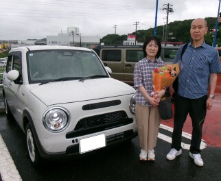 新車ラパンご納車いただきました！