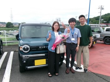 新車ハスラータフワイルドご納車頂きました！