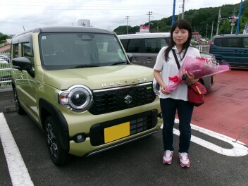 新車ハスラーご納車頂きました！