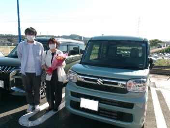 新車　スペーシアご納車いただきました！