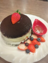 フォンダンショコラ　パンケーキしか勝たん　上越　さかい珈琲　Sweets男子のスイーツ巡り