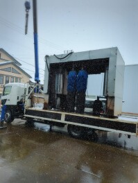 さよなら洗車機　ありがとう　長い間お疲れ様でした