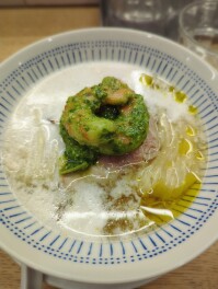 異国のスパイス＆ハーブを使う会　その２　KUBOLABO　海老ラクサ　昆布水の和えつけそば　麺人　麵狂い　麵紀行