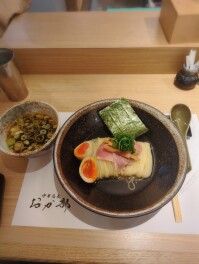 釜上げ昆布水つけそばしか勝たん　燕市　中華蕎麦おか部　麺人　麵狂い　麵紀行　啜郎の麵スタグラム