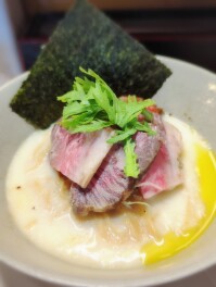 トリュフ香るじゃがいもと和牛の冷やししか勝たん　燕市　KUBOLABO　麵人　麵狂い　麵紀行　啜郎の麵スタグラム