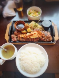 罪深きガリバタステーキしか勝たん　南魚沼　ビストロくう海　Gourmet好きに悪い人はいない説