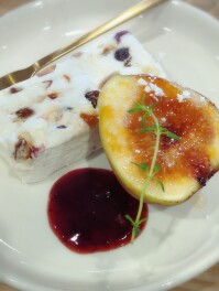 無花果のカッサータ　長岡　Come sta？　Cafe男子のスイーツ巡り