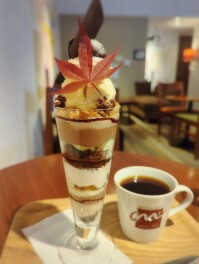 ショコラマロンパフェを喰らうの巻　新潟　アトリエムズ　Sweets男子のスイーツ巡り