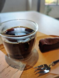 ガトーショコラとエチオピアを喰らうの巻　長岡　新町　SCENE　Coffee好き男子のスイーツ巡り