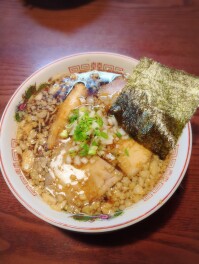 背脂武黒麺を喰らうの巻　長岡　らぁ麺武者気　麵人　麵狂い　麵紀行　啜郎の麵スタグラム