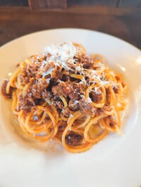 和牛ともち豚の贅沢ボロネーゼを喰らうの巻　燕市　KIDORI　Cafe　Gourmet男子のグル巡り