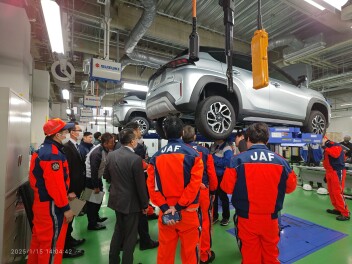 【JAF】新型フロンクス車両検証勉強会を実施しました！
