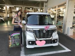 スペーシアカスタムご納車しました♡