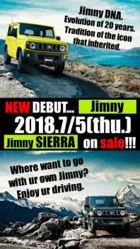 NEW Jimny DEBUT last 7days...!!!ジムニーファン待望の20年越しのBIG CHANGE...!!!