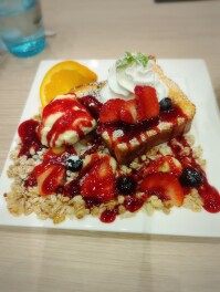 ベリーベリーフレンチトーストを喰らうの巻　長岡　Cafe　ECLA　Sweets男子のスイーツ巡り