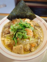 五目あんかけ海老らぁめんを喰らうの巻　燕市　KUBOLABO　麺人　麵狂い　麵紀行　啜郎の麵スタグラム