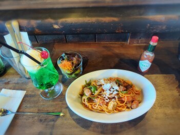 ナポリタン＆クリームソーダを喰らうの巻　加茂市　kidori　Cafe　Cafe男子のグル巡り