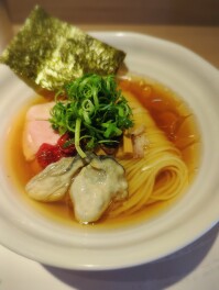 牡蠣そばを喰らうの巻　燕市　中華蕎麦おか部　麺人　麵狂い　麵紀行　啜郎の麵スタグラム