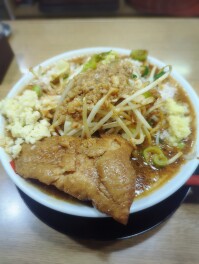 豚骨背徳ブラックラーメンを喰らうの巻　長岡　ラーメンおこじょ　麵人　麵狂い　麵紀行　啜郎の麵あるところに縁あり