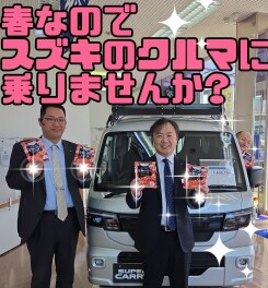 春なのでスズキのクルマに乗ってみませんか？？