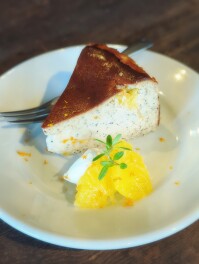 甘夏とアールグレイのバスクチーズケーキを喰らうの巻　加茂市　KIDORICafé　Sweets男子のスイーツ巡り