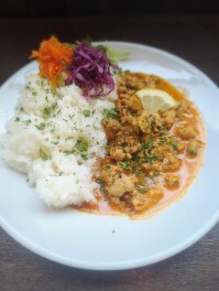 アサリと鶏のキーマカレーを喰らうの巻　加茂市　KIDORI　Café　Gourmet男子のグル巡り